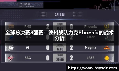 全球总决赛8强赛：德州战队力克Phoenix的战术分析